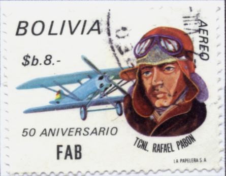 Homenaje al cincuentenario de La Fuerza Aerea Boliviana