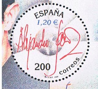 Edifil  3756  Exposición Mundial de Filatekia ESPAÑA ¨2000  Personajes Populares  