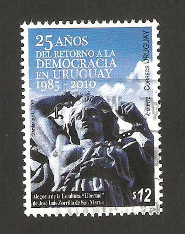 25 anivº del retorno a la democracia en Uruguay