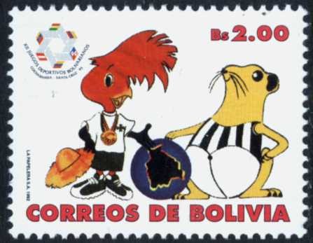 XII Juegos Deportivos Bolivarianos. Cochabamba - Santa Cruz