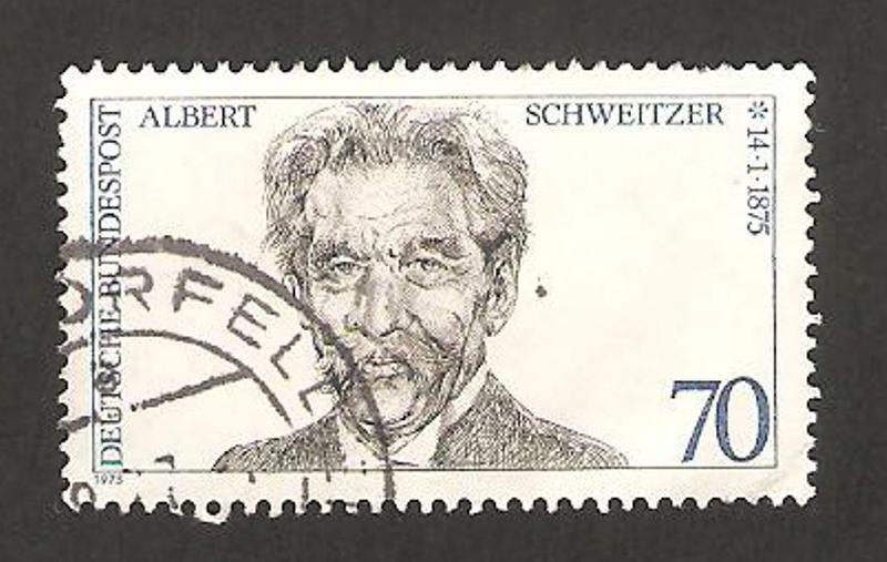 679 - Centº del nacimiento del doctor albert schweitzer