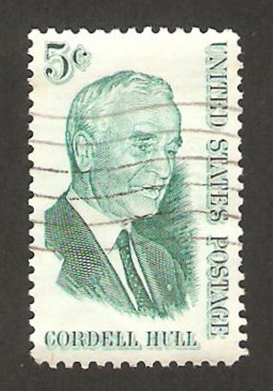 cordell hull, político y premio nobel de la paz 