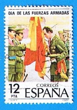 Dia de las fuerzas Armadas ( juan Carlos I renovando su juramento a la bandera 9