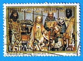 Navidad 1982 ( adoracionde los Reyes magos )