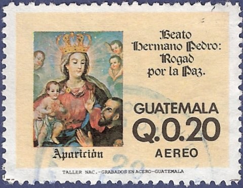 GUATEMALA Hno. Pedro 0.20 aéreo (2)