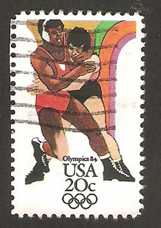 olimpiadas USA 84, lucha