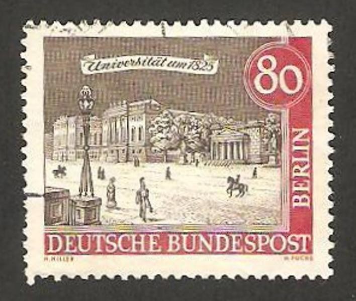 berlin antiguo, la universidad en 1825