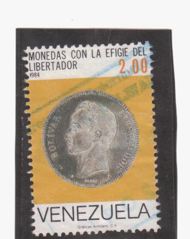 serie- Monedas con la efigie del libertador