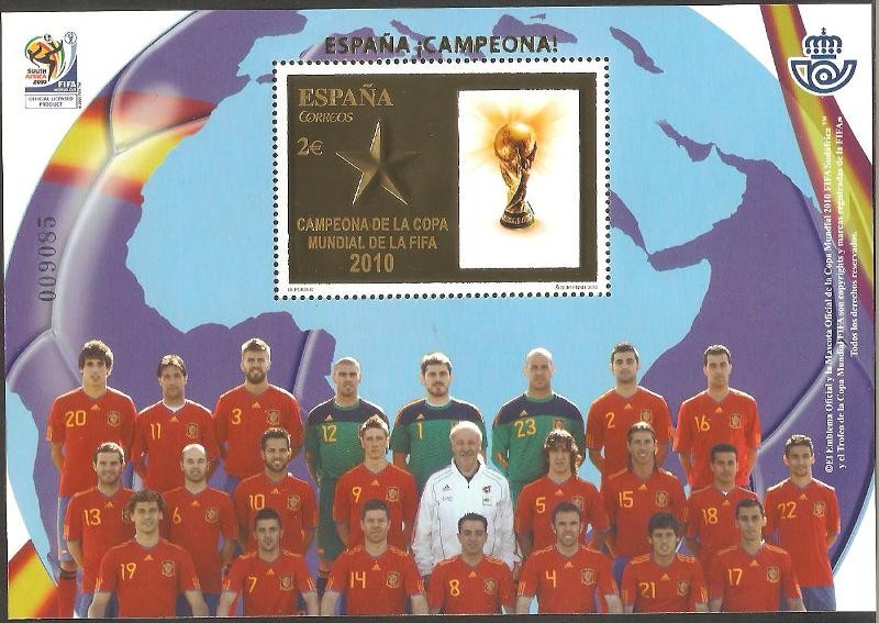 mundial de fútbol Sudáfrica 2010, España campeona 