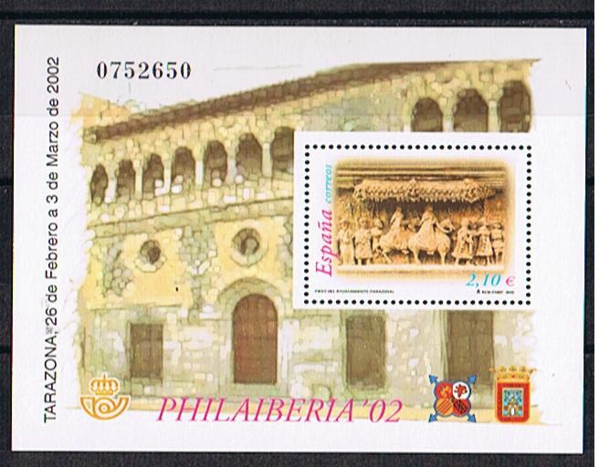 Edifil  SH 3881  Exposición Filatélica Hispano-Portuguesa  PHILAIBERIA 2002  