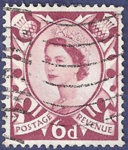 UK 6 decimal Postage Revenue 6