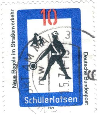 ALEMANIA 1971 (Y528) Nuevo Reglamento vial 10