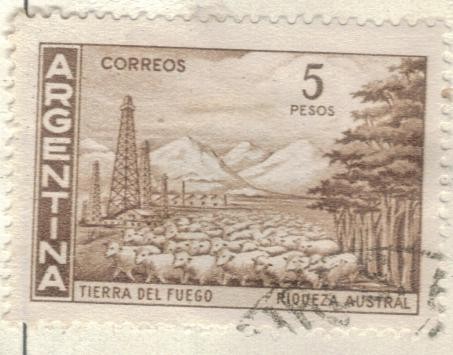 ARGENTINA 1959 (MT605) IIserie de Proceres y Riquezas Nacionales 4p