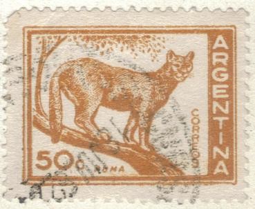 ARGENTINA 1959 II serie de Proceres y Riquezas Nacionales 50c