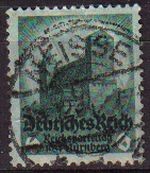 Deutsches Reich 1934 Scott 442 Sello º Nuremberg Dia del Partido 6 Alemania Allemagne Germany De