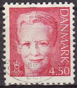 DINAMARCA 1999 Scott 1120 Sello Reina Margarita Michel1205 4,5 Usado Stamp 