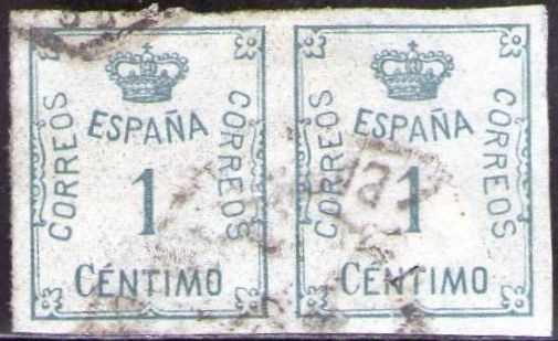 ESPAÑA 1920 291 Sellos Corona y Cifra 1c usados Espana Spain Espagne Spagna