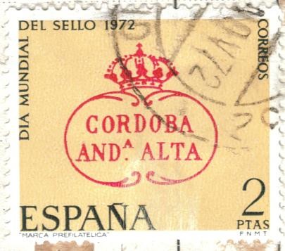 ESPANA 1972 (E2092) Dia Mundial del Sello 2p