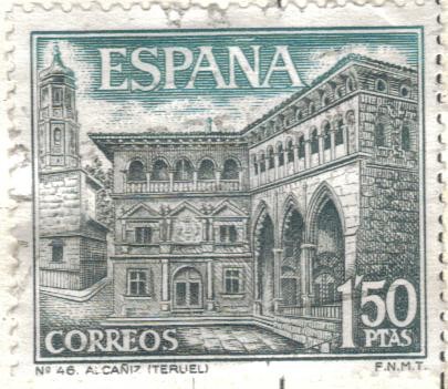 ESPANA 1969 (E1935) Serie turistica - Alcaniz Teruel 1.50p