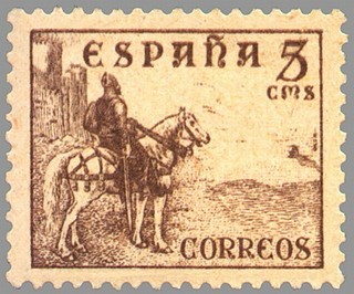 ESPAÑA 1949 1044 Sello Nuevo Rodrigo Diaz de Vivar El Cid 5c Espana Spain Espagne Spagna Spanje