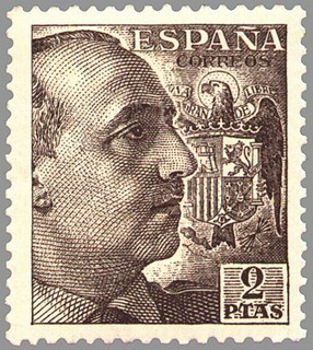 ESPAÑA 1949 1057 Sello Nuevo General Franco 2p Espana Spain Espagne Spagna Spanje Spanien