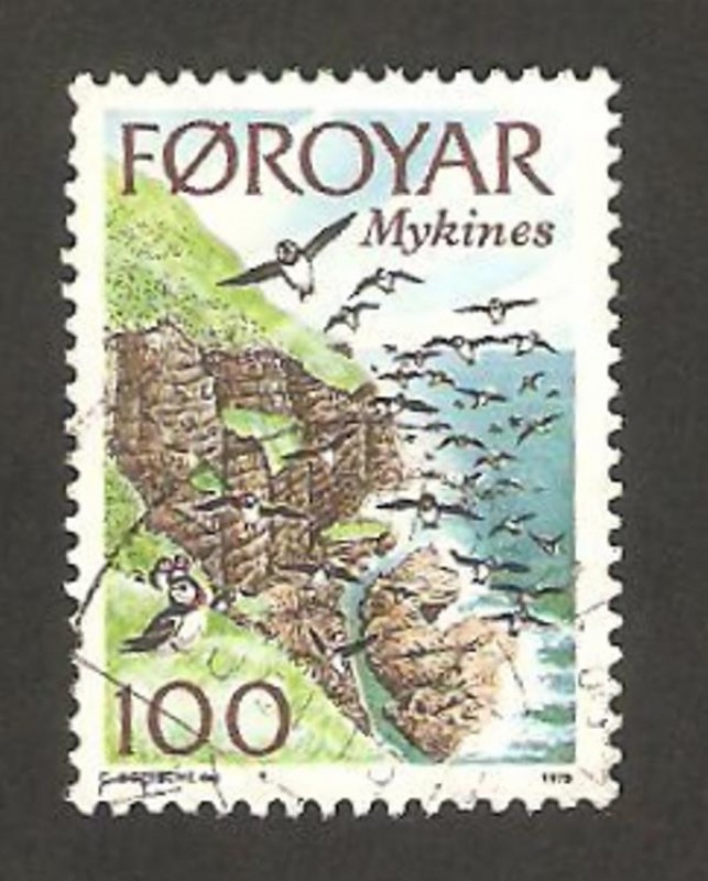 islas feroe - costa de la isla de mykines