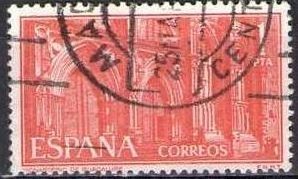 ESPAÑA 1959 1252 Sello º Monasterio Ntra. Sra. Guadalupe Fachada Spain Espagne Spagna