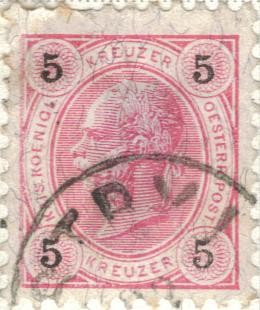 AUSTRIA 1890 (M53) Kaiser Franz Joseph 5kr 2