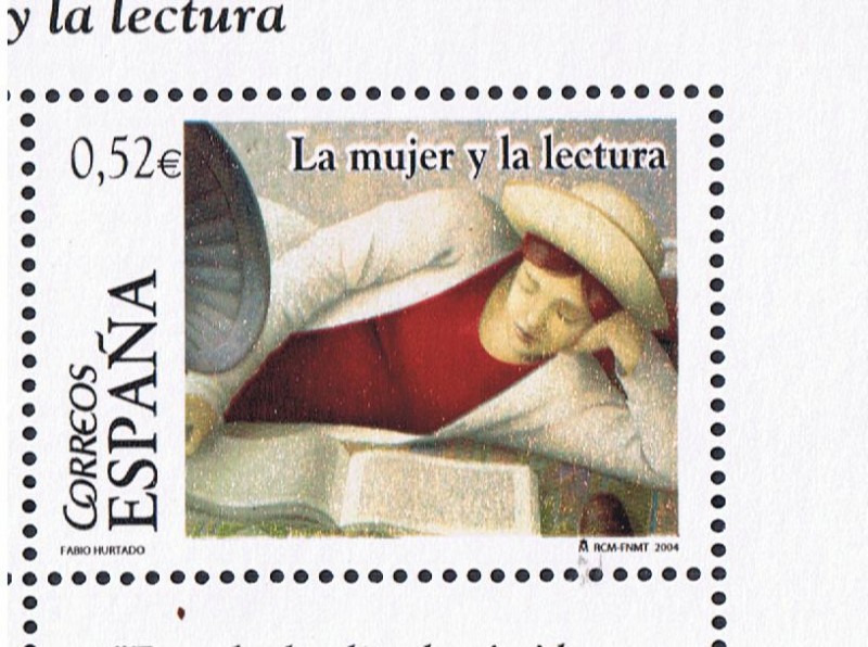 Edifil  SH 4060 B  La mujer y la lectura.  