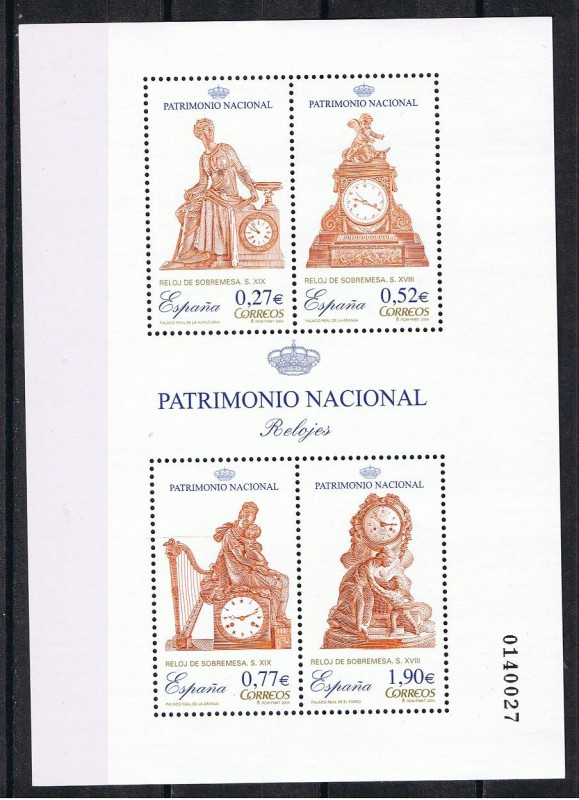 Edifil  4071  Patrimonio Nacional. Relojes. 