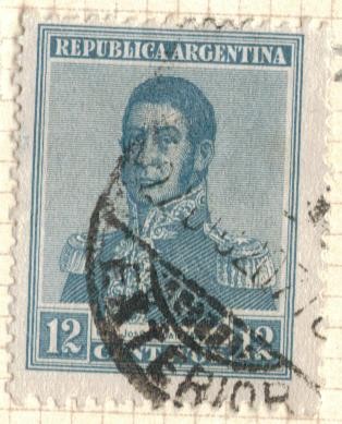 ARGENTINA 1918 (MT213) San Martin 12c