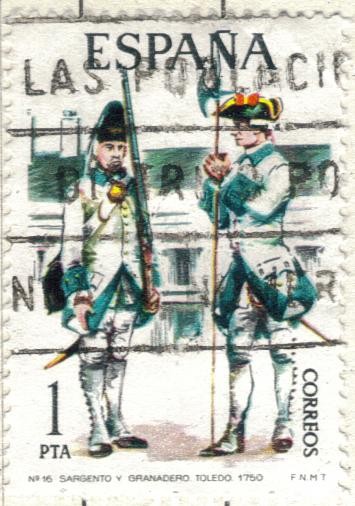 ESPANA 1975 (E2236) Uniformes militares 1p