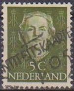 Holanda 1949 Scott 306 Sello Reina Juliana usado Netherland