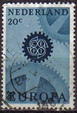 Holanda 1967 Scott 444 Sello Serie Europa CEPT usado Netherland