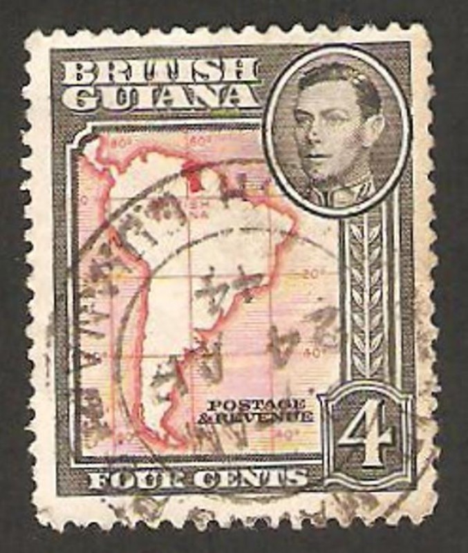 george VI, mapa