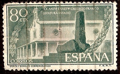 XX Aniversario de la exaltacion del general Franco a la Jefatura del Estado