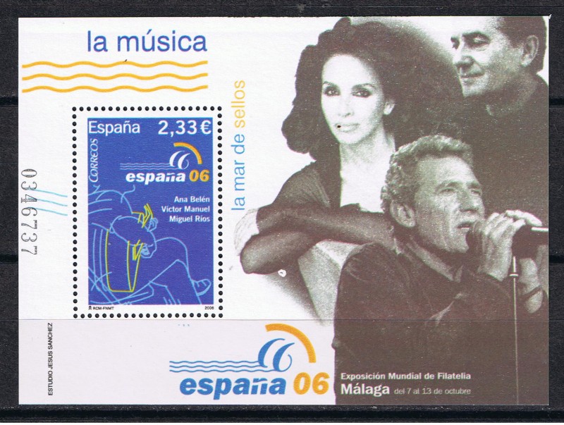 Edifil  SH 4270  Esposición Mundial de Filatelia ESPAÑA 2006 . Málaga.  