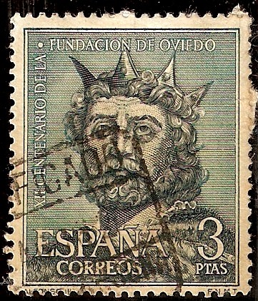 XII centenario de la Fundación de Oviedo - Alfonso III