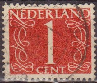 Holanda 1946-57 Scott 282 Sello Serie Numeros 1c usado Netherland 