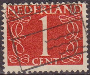 Holanda 1946-57 Scott 282 Sello Serie Numeros 1c usado Netherland 