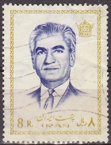 IRAN 1971 Scott 1621 Sello Mohammed Reza Shah Pahlavi 8R usado 