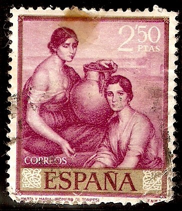 Marta y María - Romero de Torres