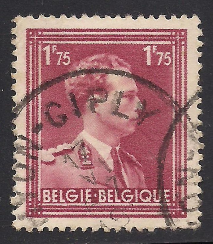 Rey Leopoldo III de Belgica.