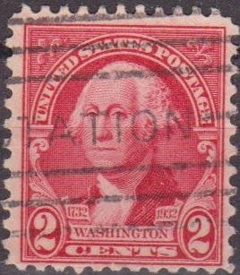 USA 1932 Scott 707 Sello Presidente George Washington (22/1/1732-14/12/1799) usado Estados Unidos