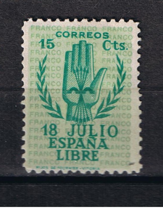 Edifil  851  II Aniversario del Alzamiento Nacional.  