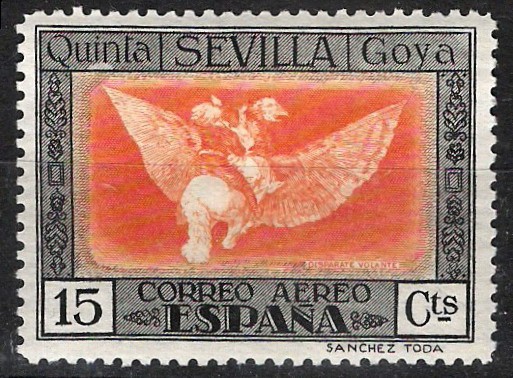 520 Quinta de Goya en EXPO-29 de Sevilla.Disparate volante.