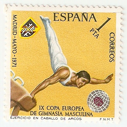 IX Campeonato europero de gimnasia masculina - Caballo con arcos