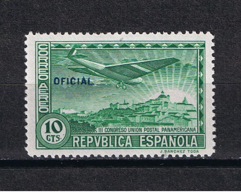 Edifil  631  III Congreso de la Union Postal Panamericana. Con habilitación Oficial.  