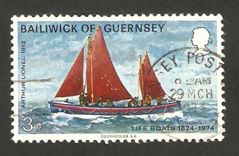 Guernsey - barco de salvamento, arthur lionel 