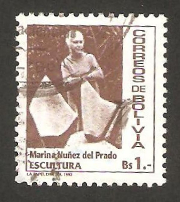 marina nuñez del prado, escultora